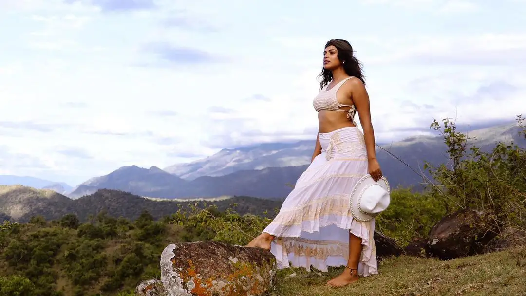 Amala Paul enjoying Nature in her Vacation