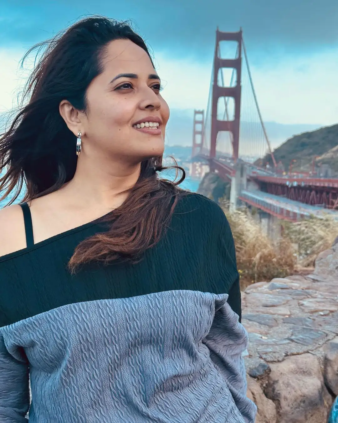 Anasuya Bharadwaj America Trip with Family