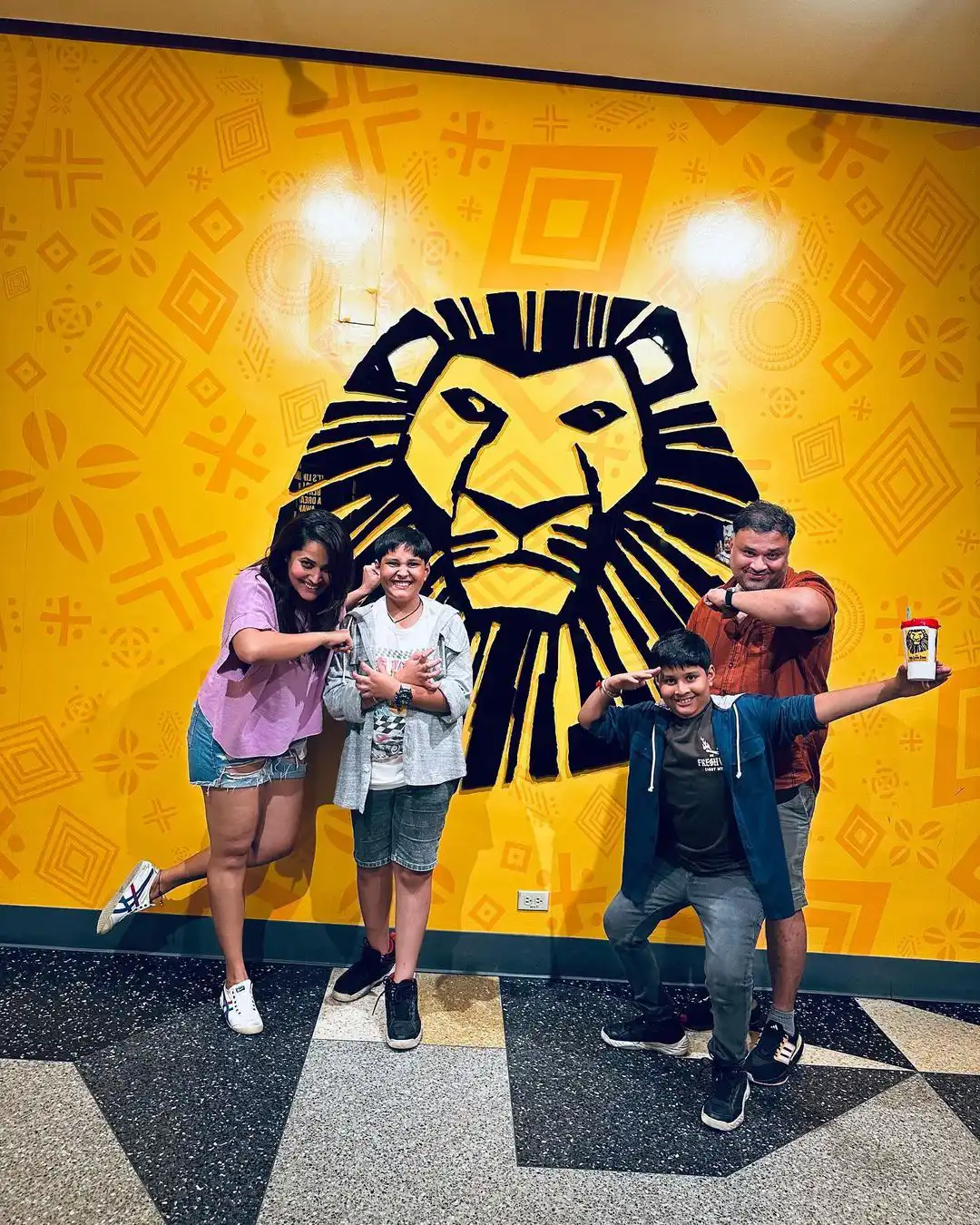 Anasuya Bharadwaj America Trip with Family