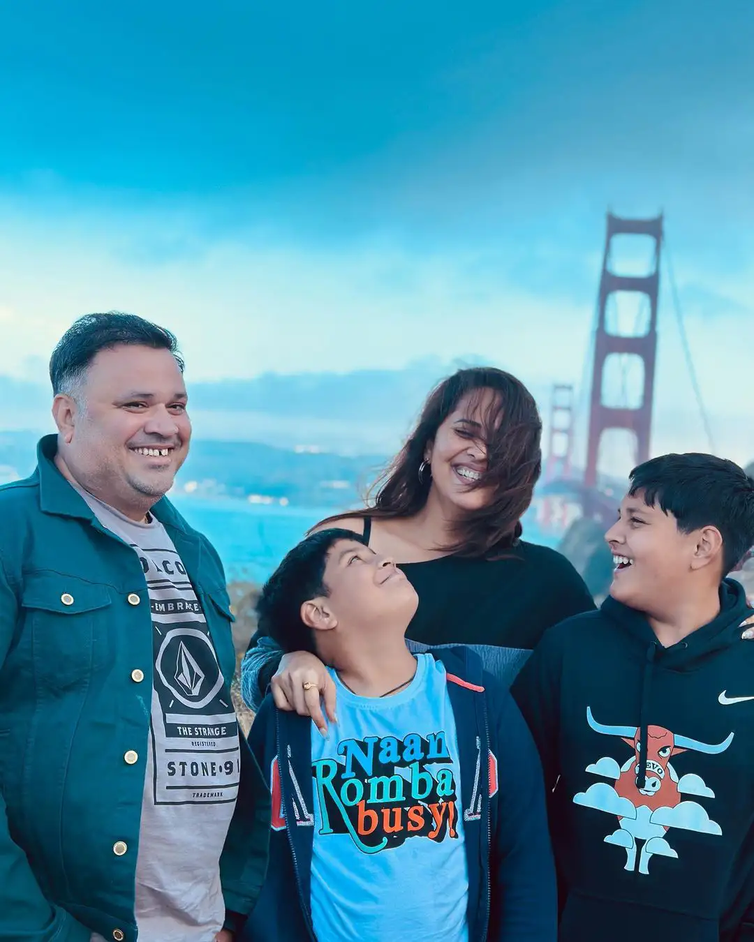 Anasuya Bharadwaj America Trip with Family