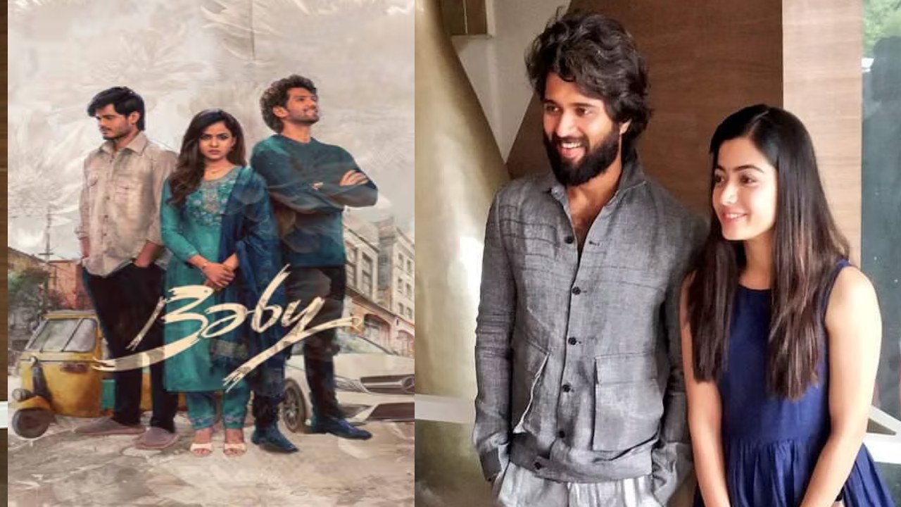 Rashmika : బేబీ ప్రీమియ‌ర్‌.. హాజ‌రైన విజ‌య్ దేవ‌ర‌కొండ‌, ర‌ష్మిక‌.. శ్రీవ‌ల్లి రియాక్ష‌న్ ఇదే