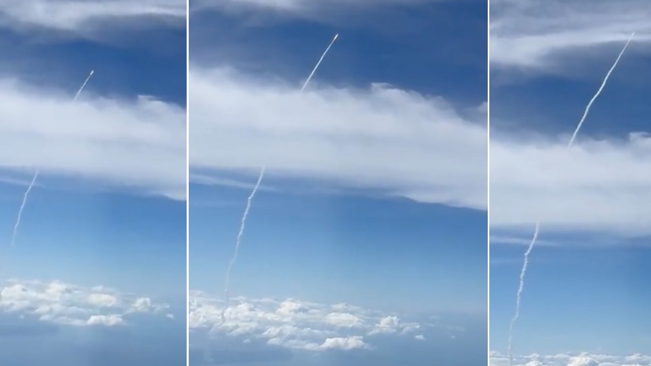 Chandrayaan-3 Launch: నింగిలోకి దూసుకెళ్తున్న చంద్రయాన్-3ని విమానంలోనుంచి చూశారా..? వీడియో వైరల్