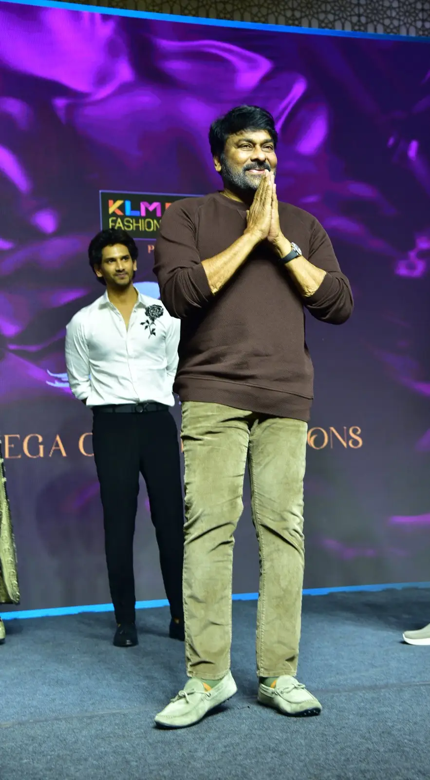 Megastar Chiranjeevi Stylish looks in Baby Movie Success Event