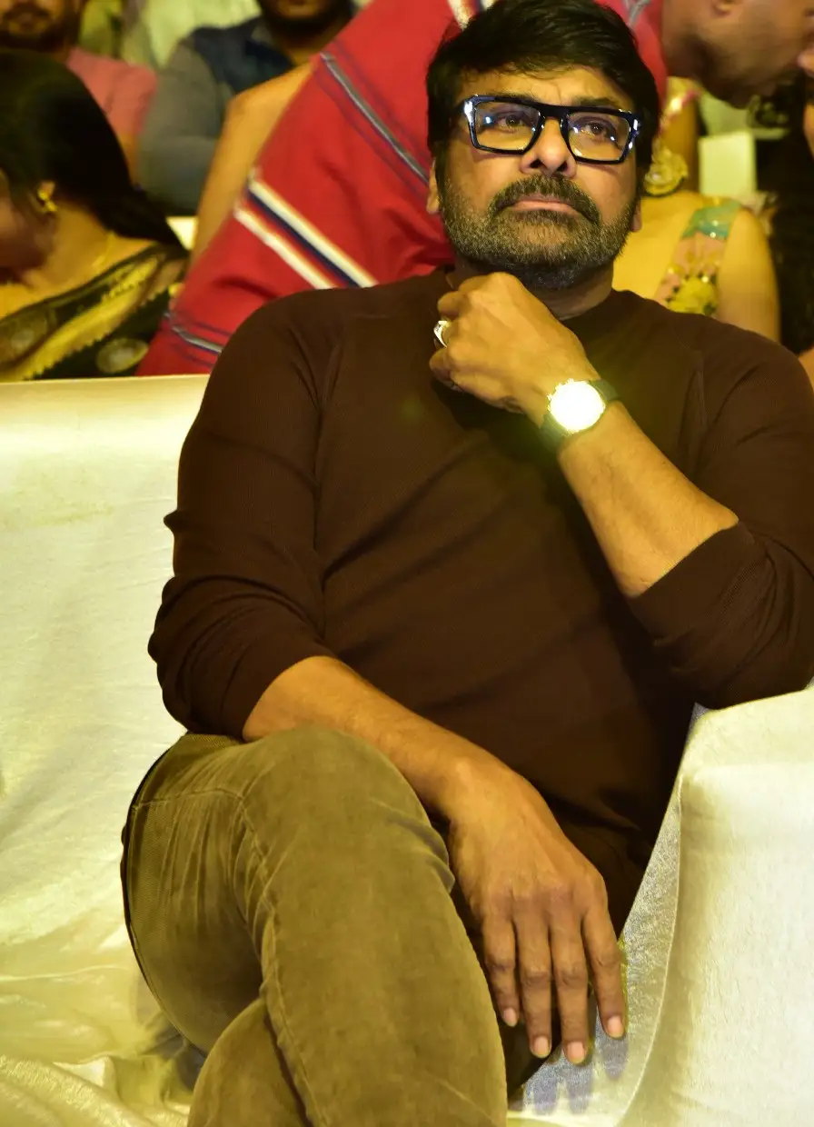 Megastar Chiranjeevi Stylish looks in Baby Movie Success Event