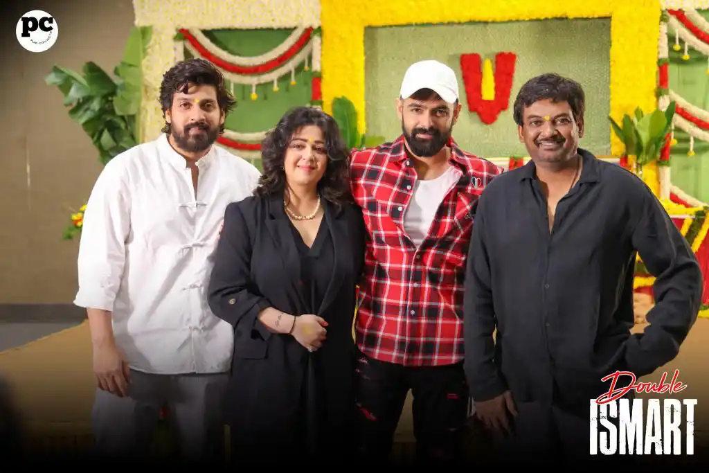 Puri Jagannadh Ram Pothineni Double Ismart Movie Opening Pooja Ceremony