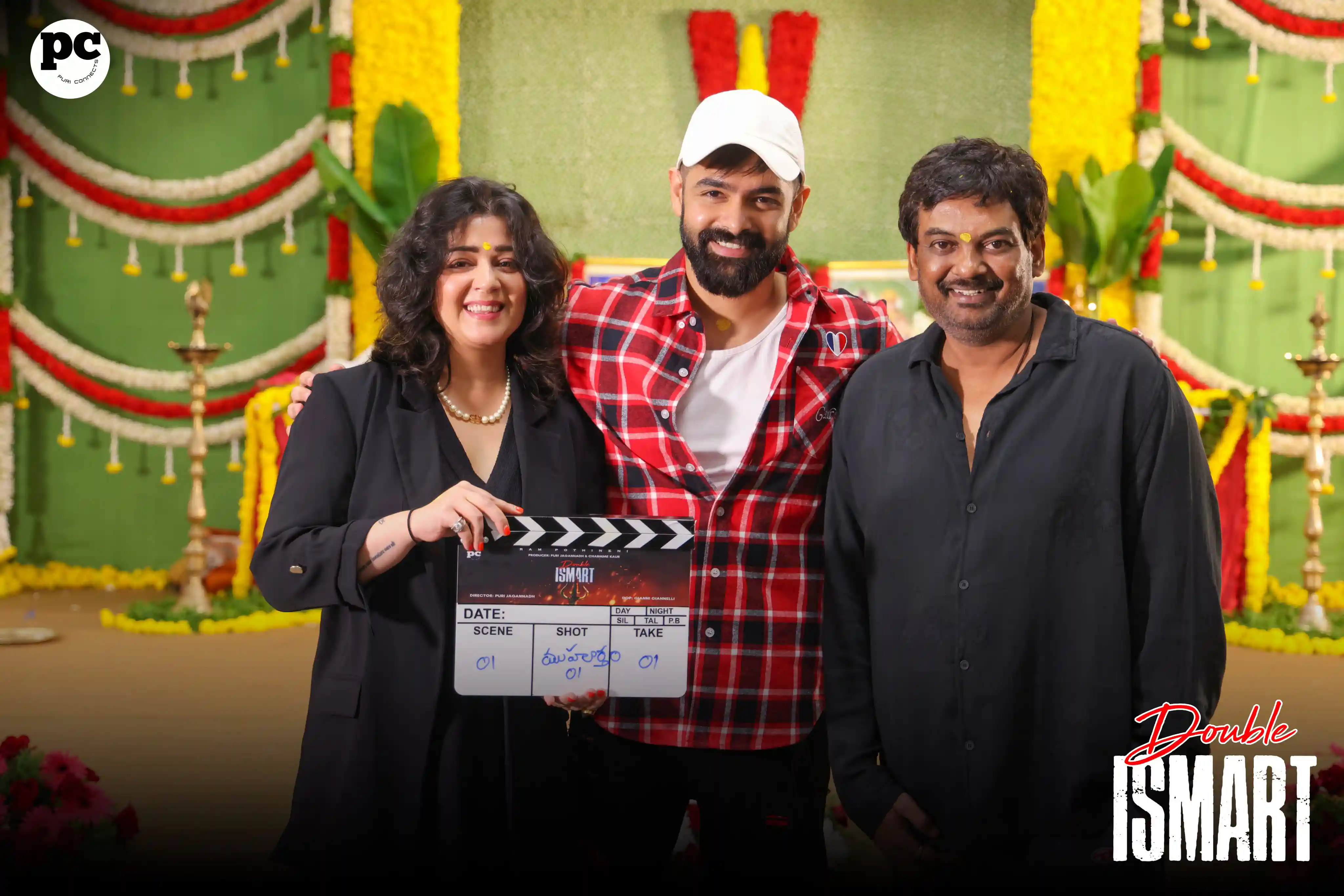 Puri Jagannadh Ram Pothineni Double Ismart Movie Opening Pooja Ceremony