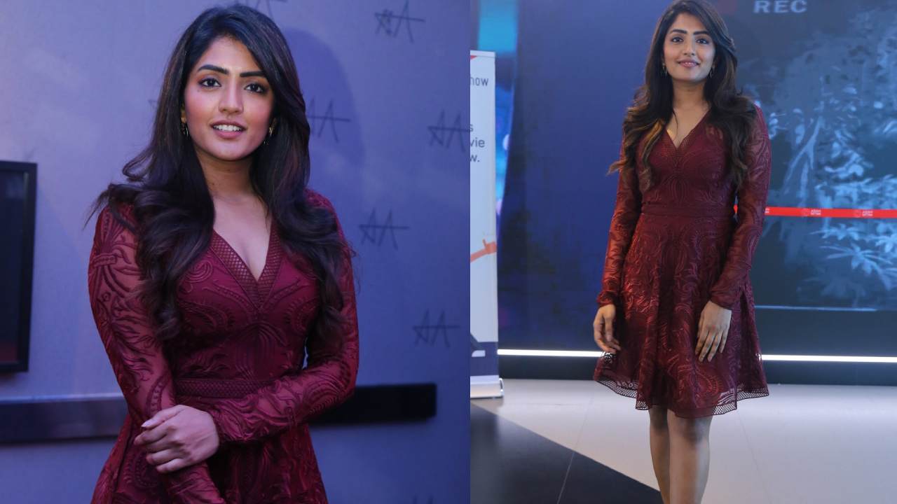 Eesha Rebba : దయ సిరీస్ ట్రైలర్ లాంచ్ ఈవెంట్లో..  షార్ట్ ఫ్రాక్‌లో మెరిపిస్తున్న ఈషా రెబ్బ..