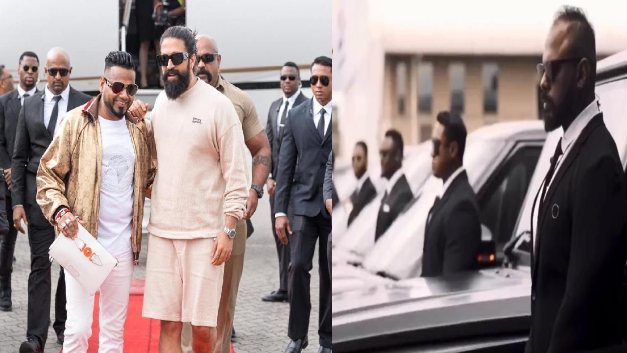 Yash : మలేషియాలో రాకీ భాయ్ గోల్డ్ స్టోర్.. బాడీగార్డ్స్, భారీ కాన్వాయితో కేజీఎఫ్3 రేంజ్ ఎంట్రీ..