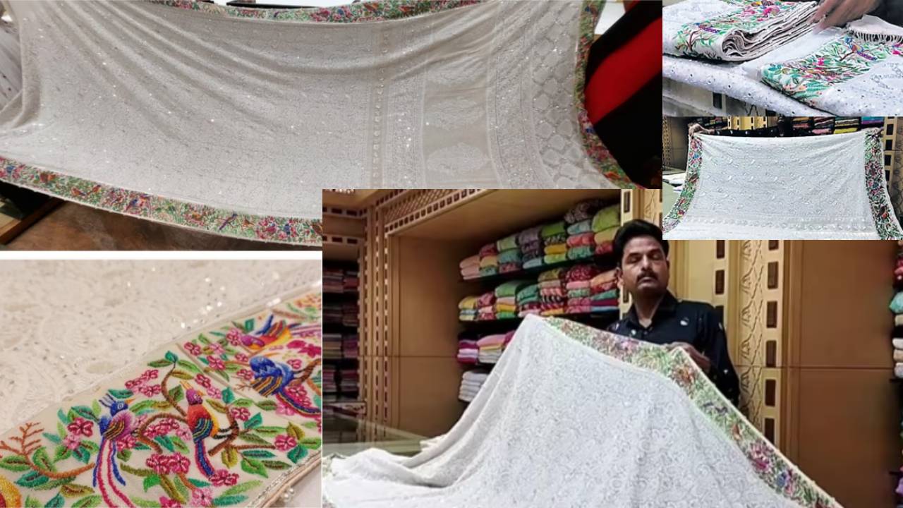 Lucknow Royal Saree : ఈ చీర ధర అక్షరాలా రూ.21.9 లక్షలు..! ప్రత్యేకతలు ఇవే..