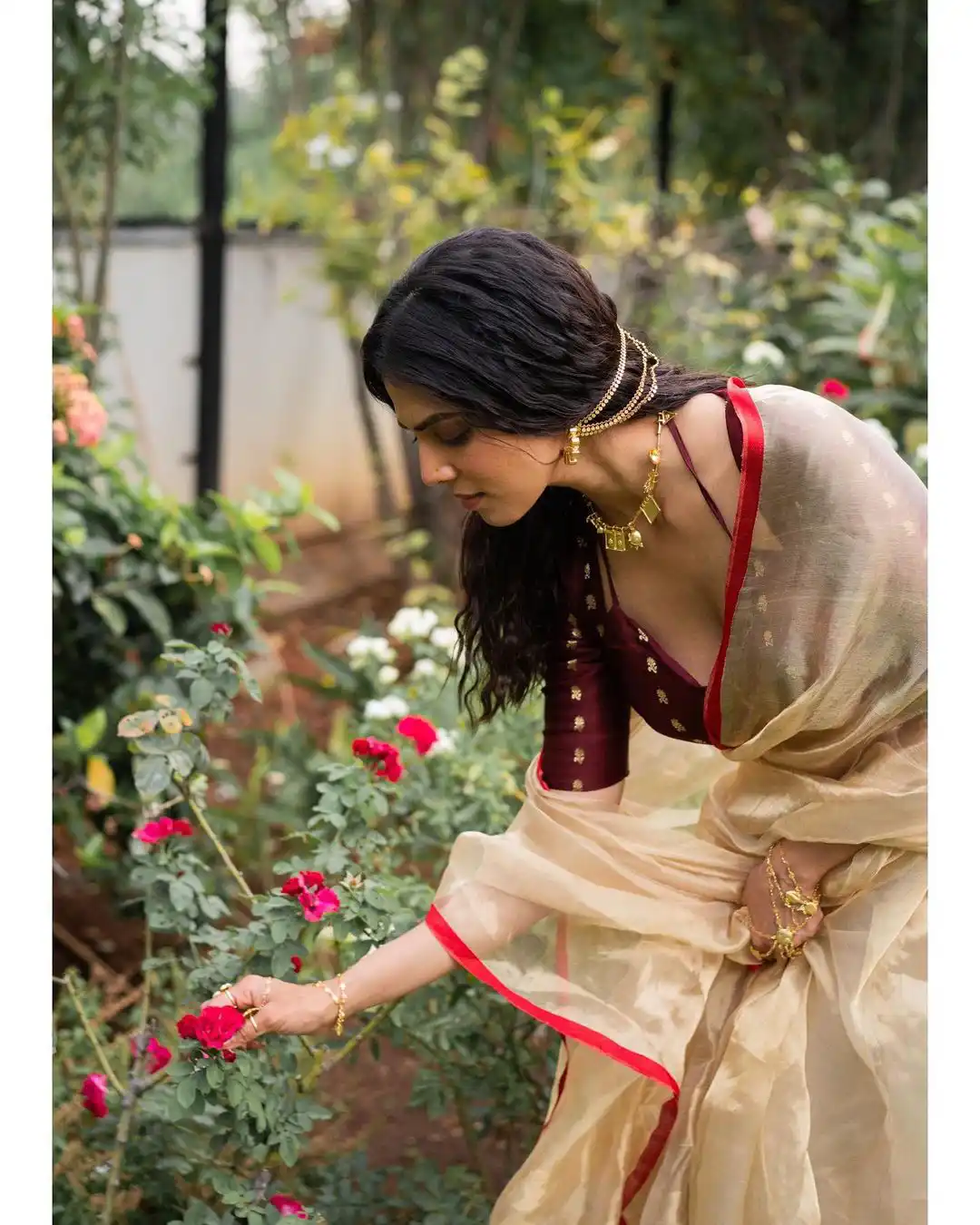 Malavika Mohanan Shines in Saree