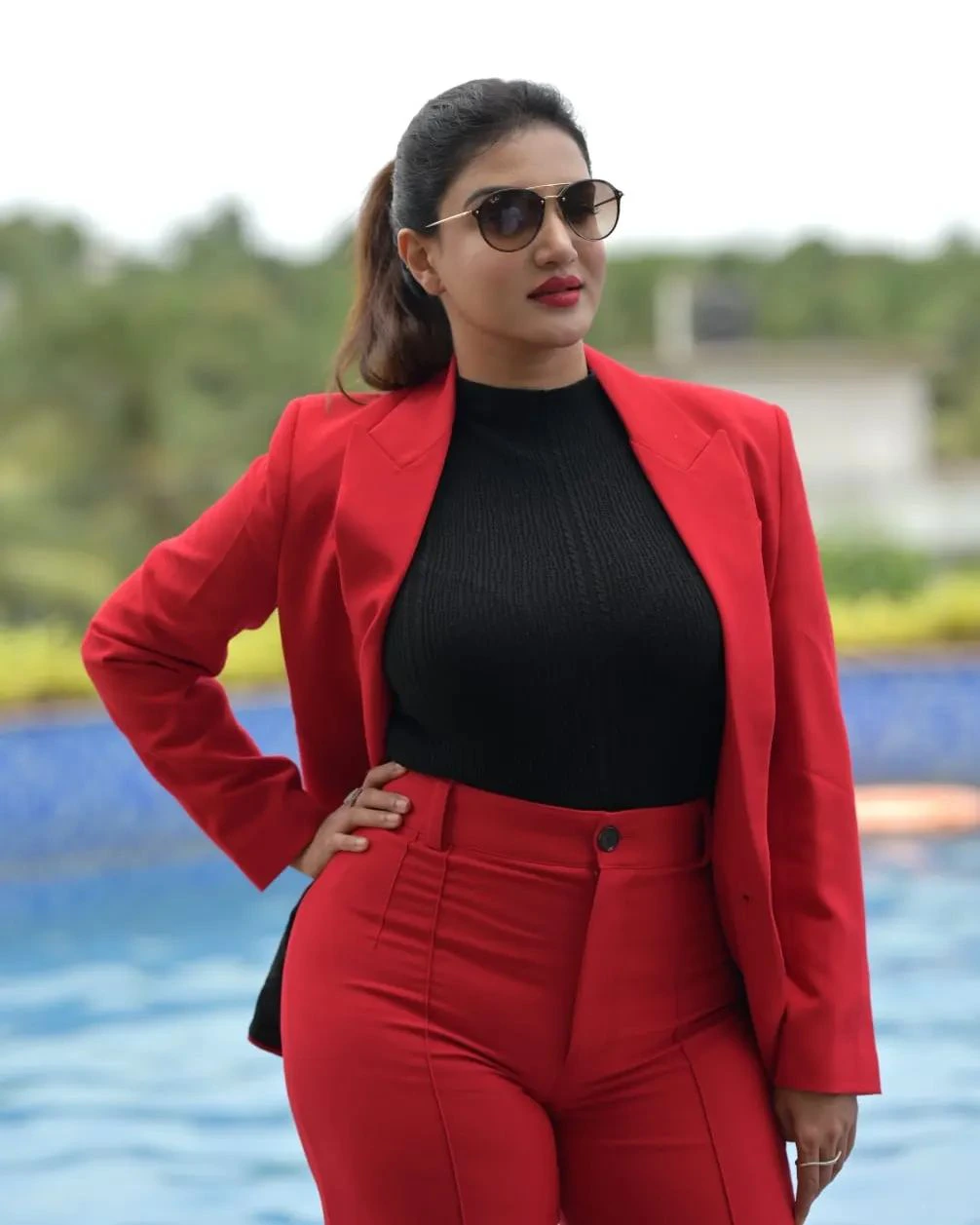 Malayala Actress Honey Rose Stylish Photos gone viral
