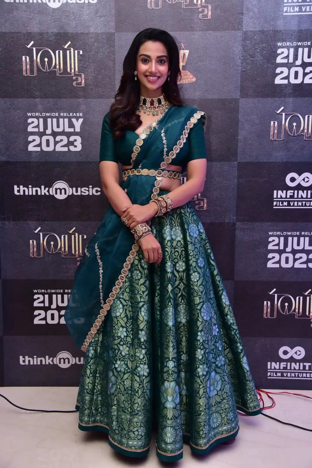 Meenakshi Chaudhary latest stills in Half Saree