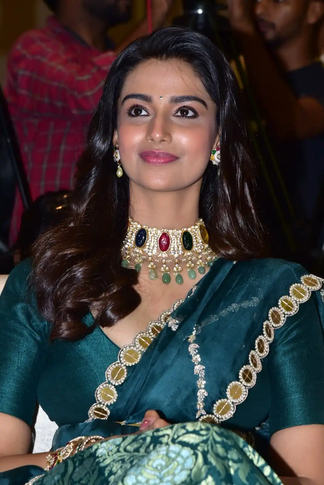 Meenakshi Chaudhary latest stills in Half Saree