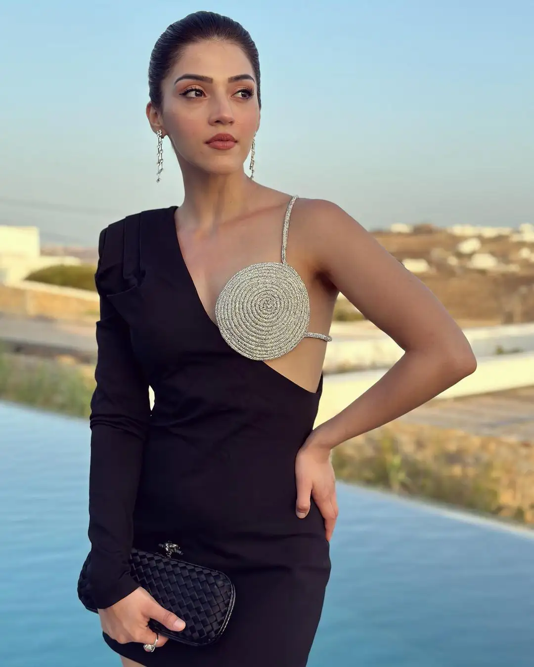 Mehreen Pirzadaa poses in Different Dress at Greece