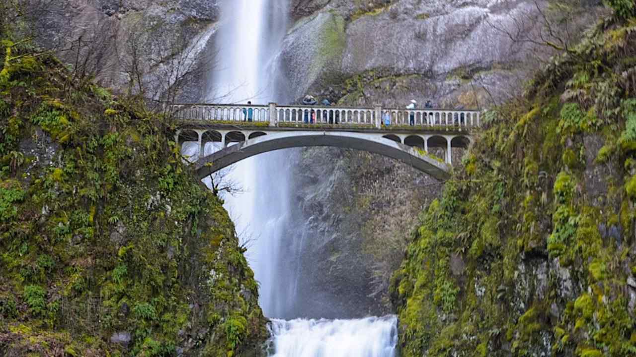USA Multnomah Falls : జలపాతం చూసేందుకు వెళ్లి లోయలో పడి వ్యక్తి మృతి.. భార్య, పిల్లలు చూస్తుండగానే