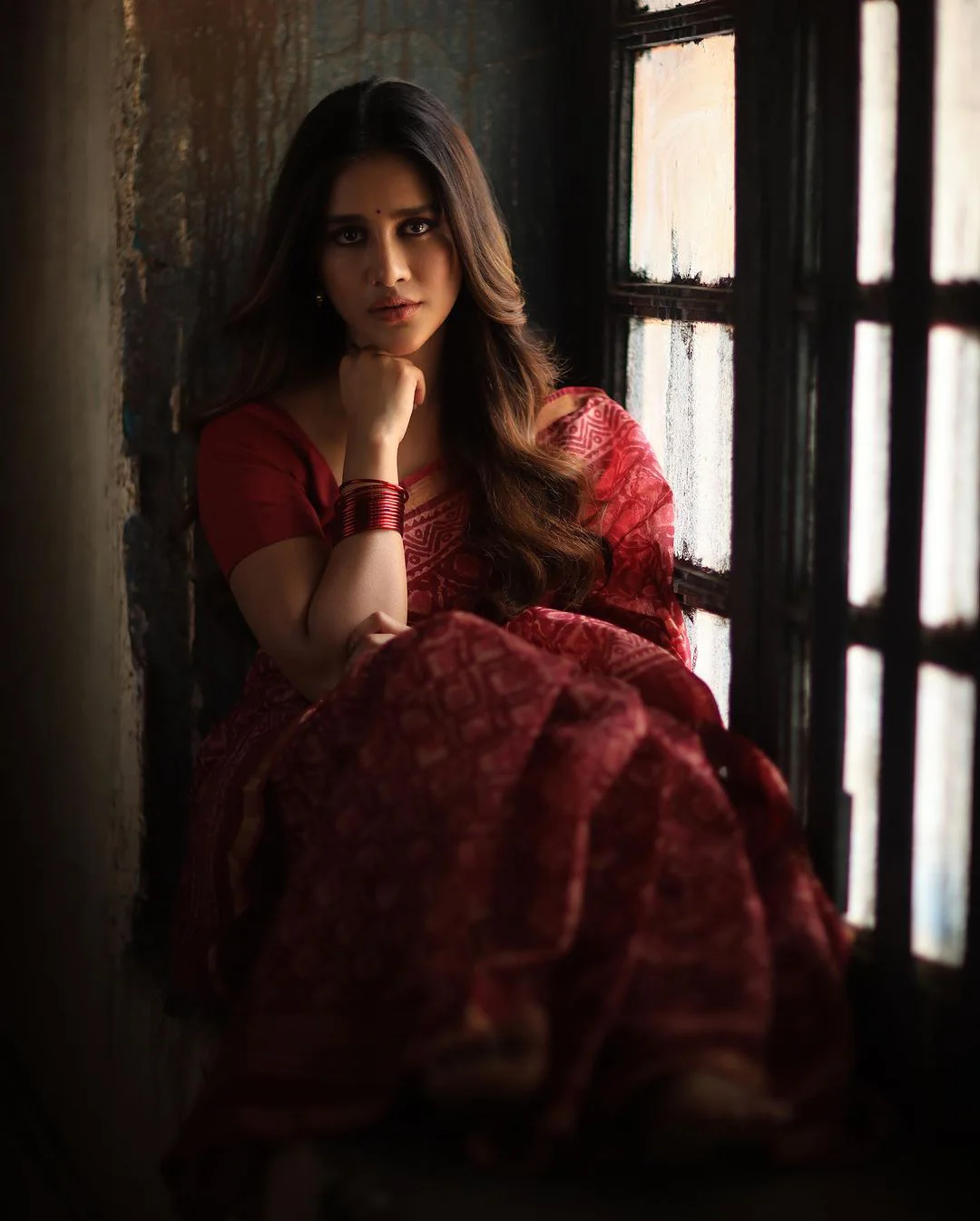Nabha Natesh Latest Saree Photoshoot pics gone viral