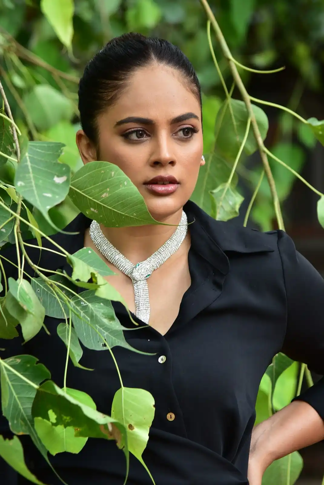 Nandita Swetha Stunning Looks in Black Dress