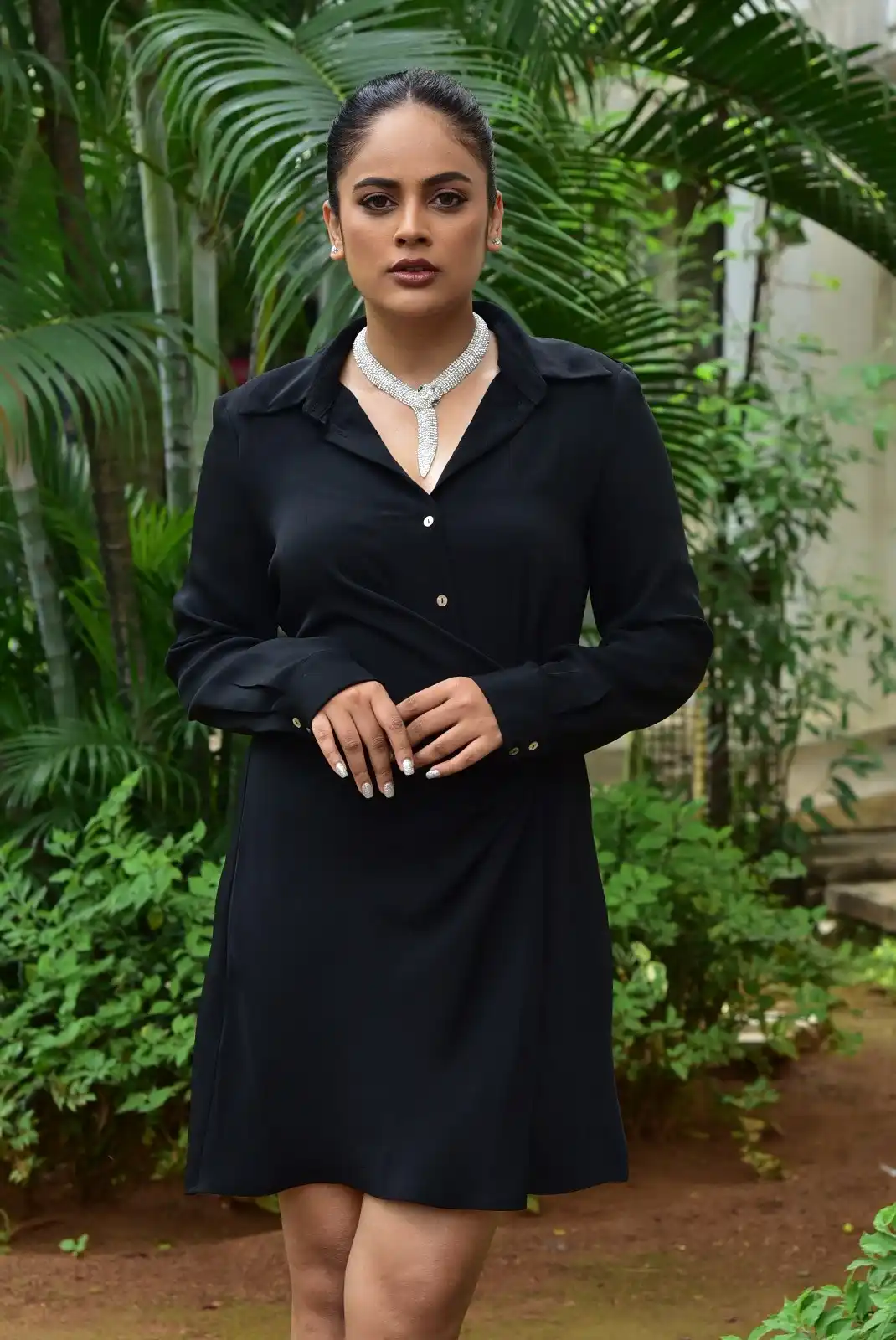 Nandita Swetha Stunning Looks in Black Dress