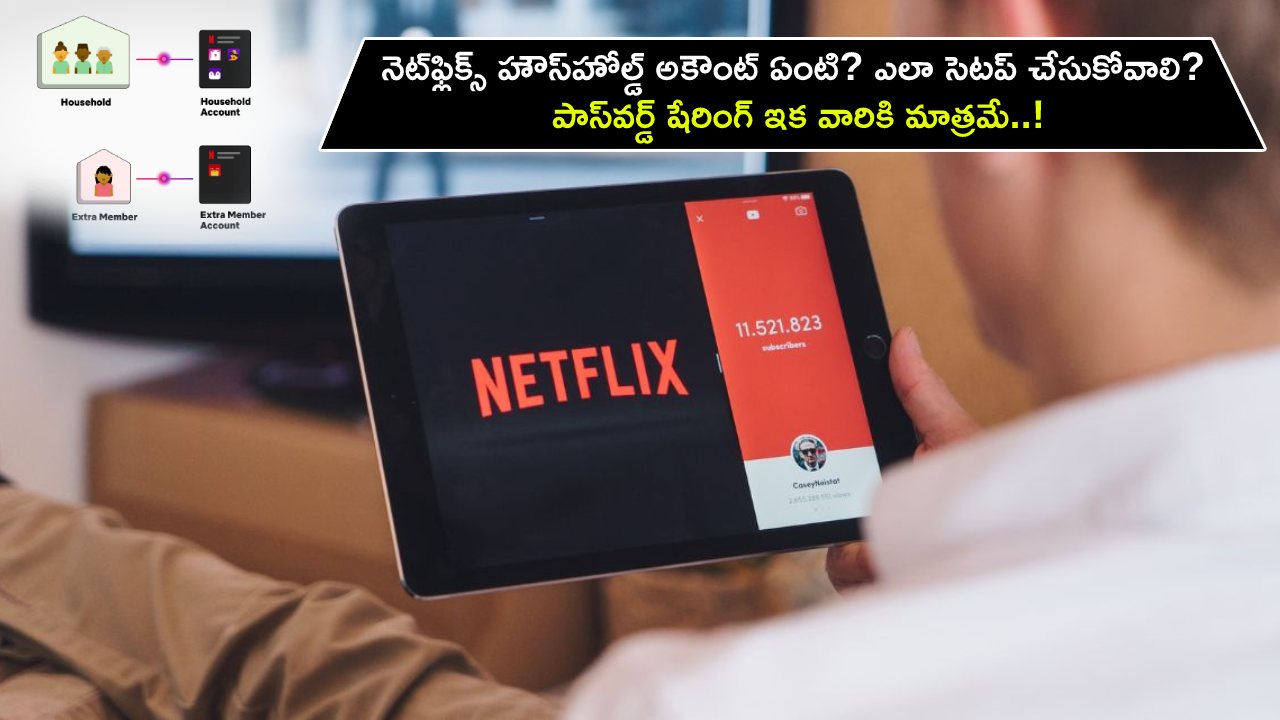 Netflix Household Account : నెట్‌ఫ్లిక్స్ హౌస్‌హోల్డ్ అకౌంట్ ఏంటి? ఇదేలా సెటప్ చేసుకోవాలి.. పాస్‌వర్డ్ షేరింగ్ ఇక వారికి మాత్రమే..!
