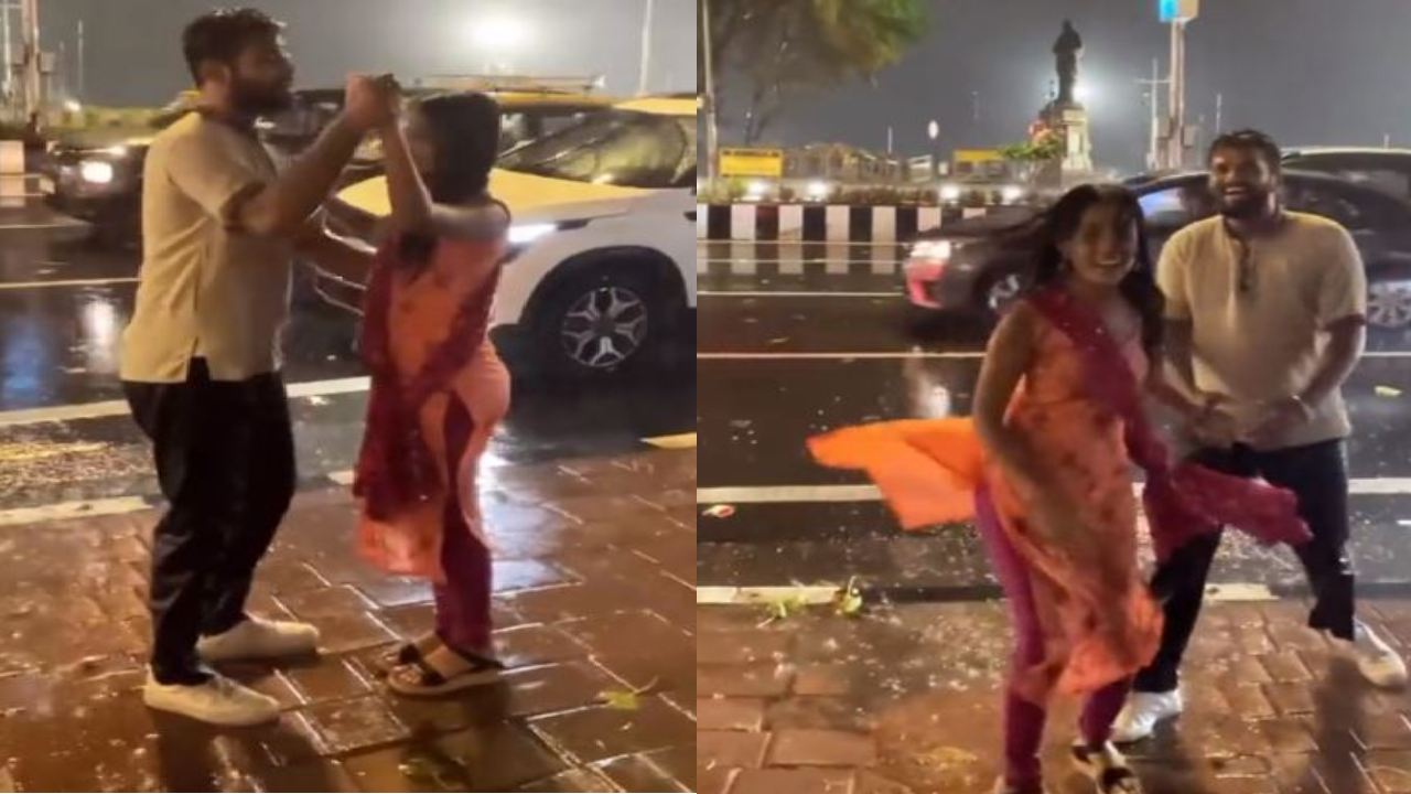 viral video : డ్యాన్స్ ఫ్లోర్లు‌గా ఫుట్ పాత్‌లు..  వర్షంలో ‘జబ్ వి మెట్’ మూవీలోని ‘తుమ్ సే హీ’ పాట రిక్రియేట్ చేసిన జంట