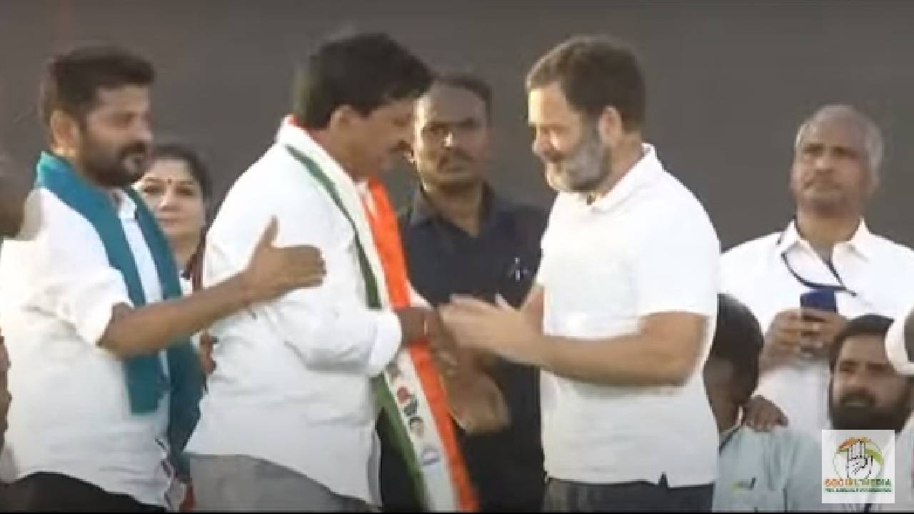 Ponguleti Srinivas Reddy: రాహుల్ గాంధీ సమక్షంలో కాంగ్రెస్ పార్టీలో చేరిన పొంగులేటి, పలువురు నేతలు