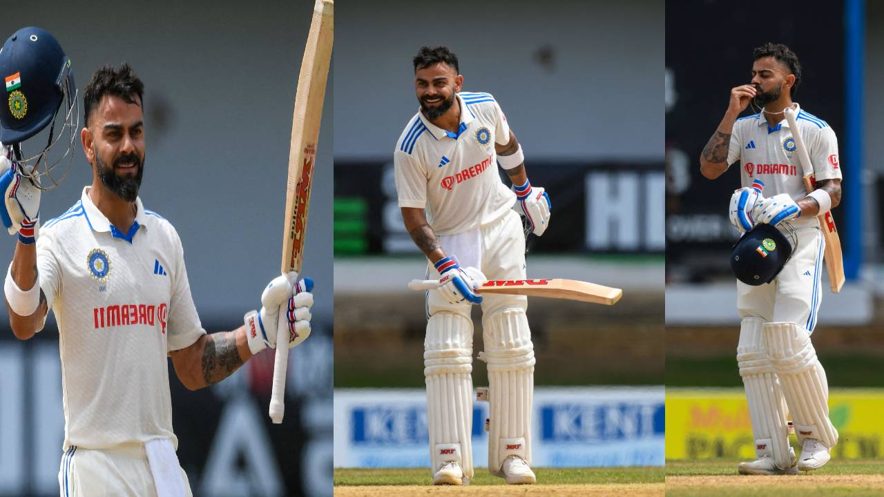 Ind Vs WI: సెంచరీ బాది కోహ్లీ, హాఫ్ సెంచరీ కొట్టి రవీంద్ర జడేజా ఔట్