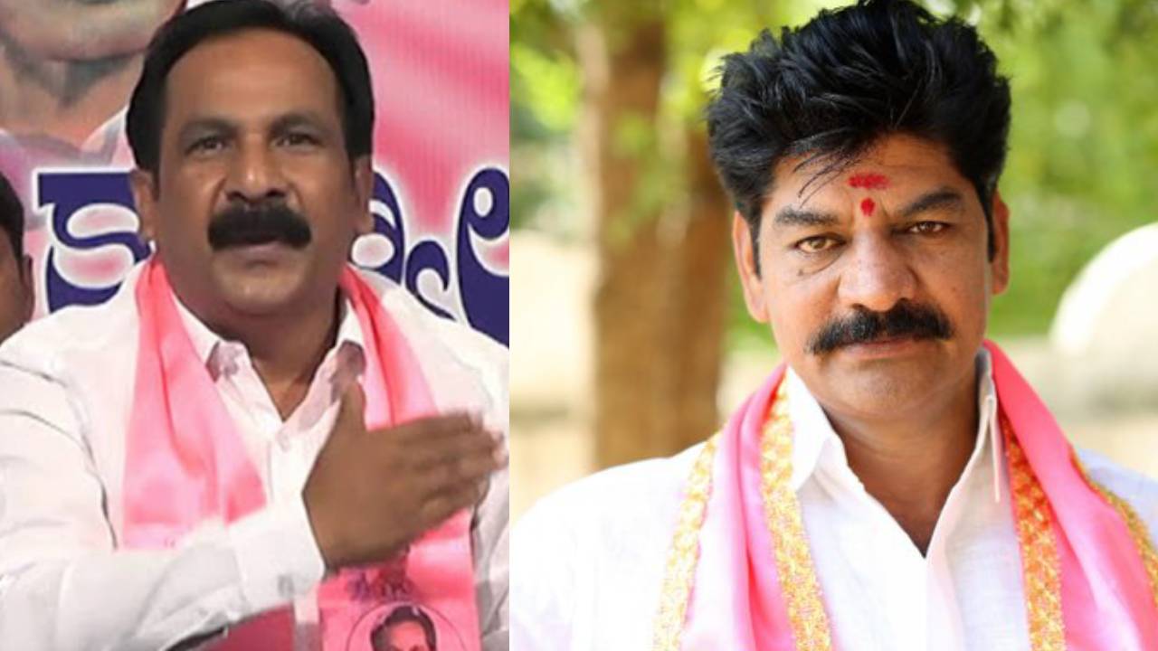 BRS: మామిడి తోటలో ఓ వర్గం భేటీ.. తోట బయట మరో వర్గం నిలబడి..