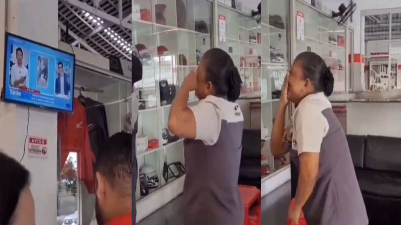 Mother emotional video : టీవీ స్క్రీన్‌పై కొడుకుని మొదటిసారి జర్నలిస్ట్‌గా చూసుకుని ఎమోషనల్ అయిన తల్లి