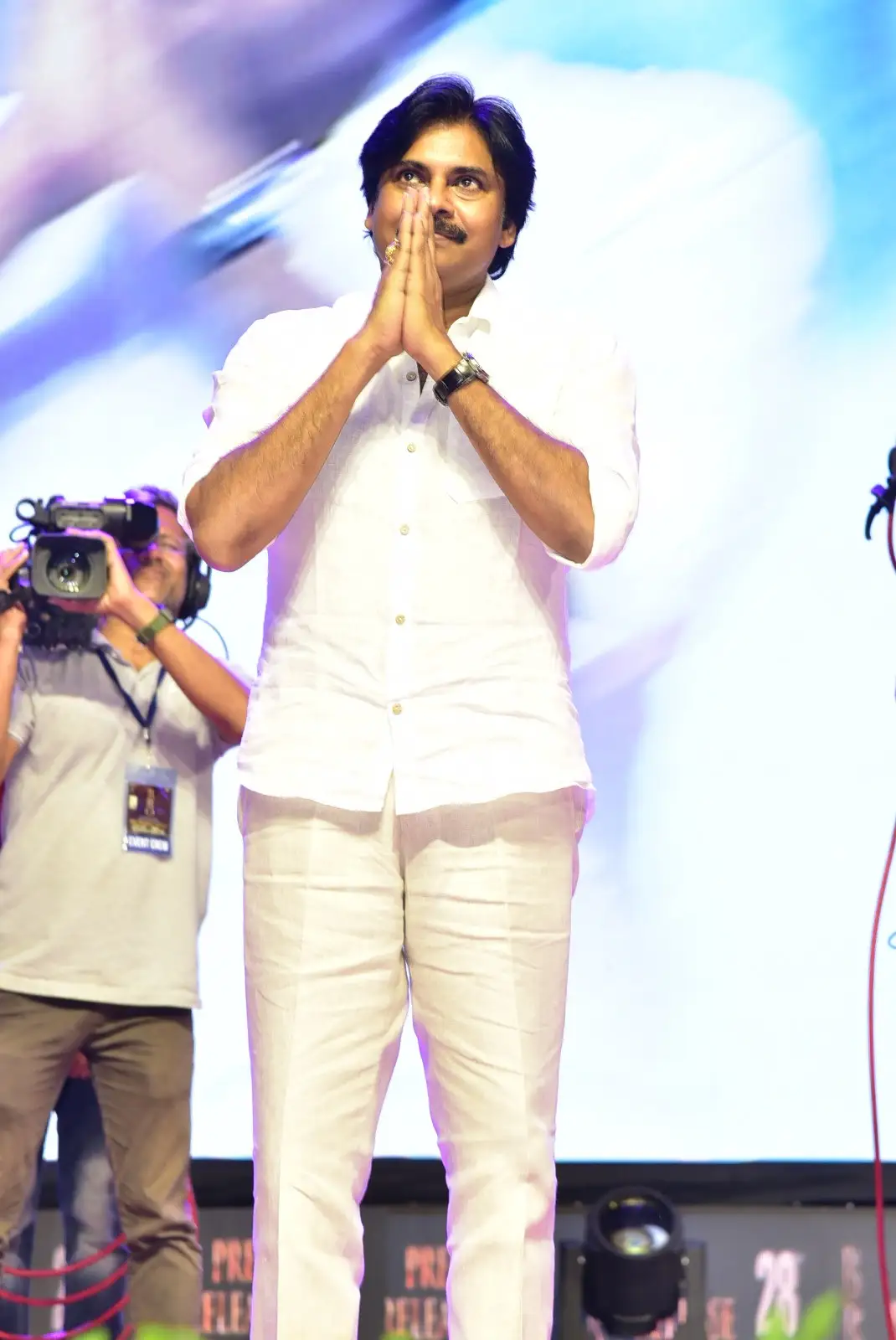 Pawan Kalyan Stylish looks from Bro Movie Pre Release Event