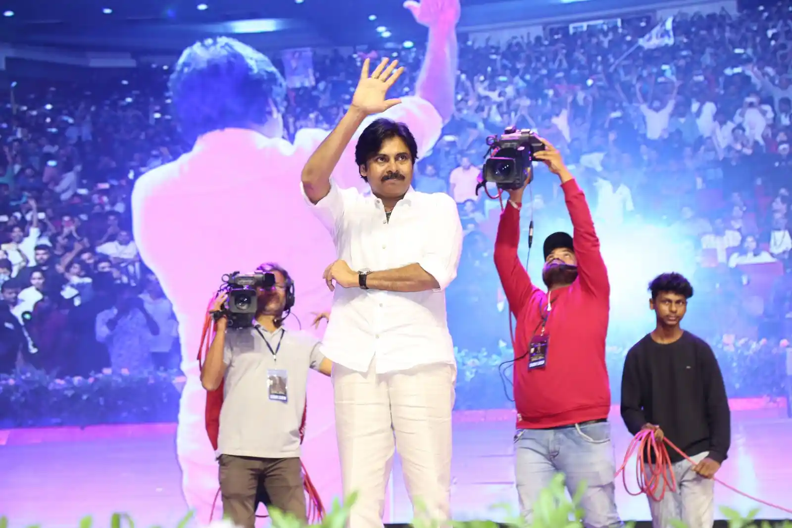 Pawan Kalyan Stylish looks from Bro Movie Pre Release Event