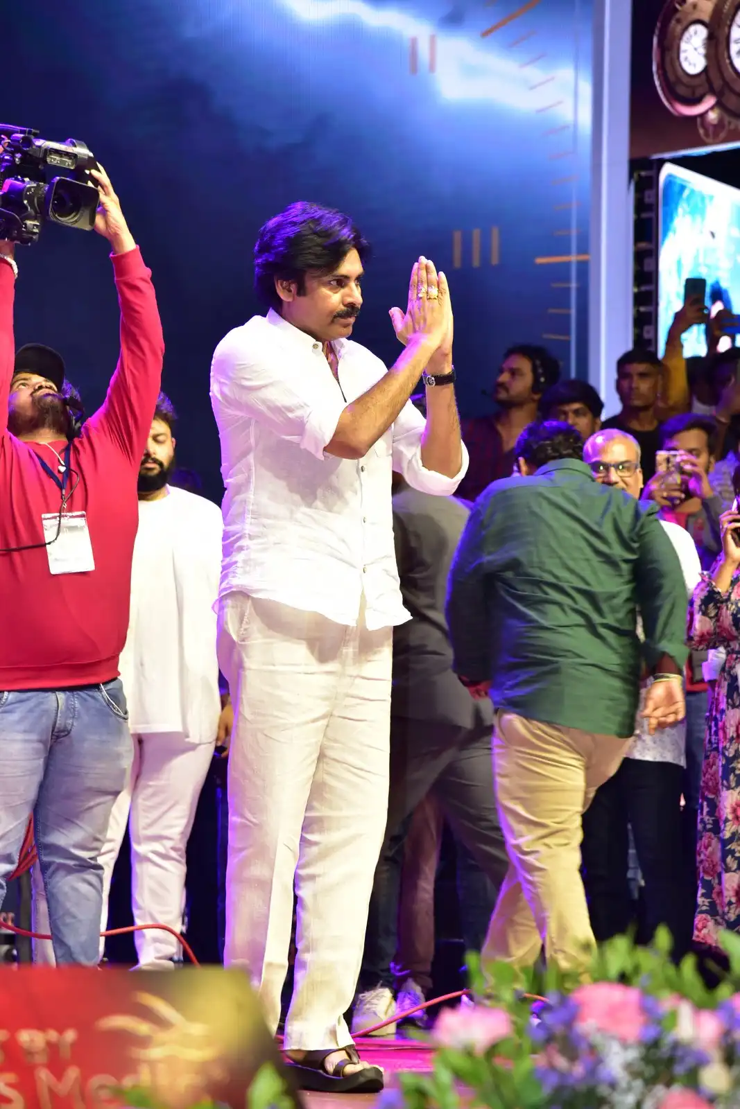 Pawan Kalyan Stylish looks from Bro Movie Pre Release Event