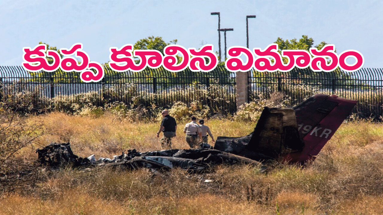 Plane Crash : కాలిఫోర్నియాలో కూలిన విమానం..ఆరుగురి మృతి