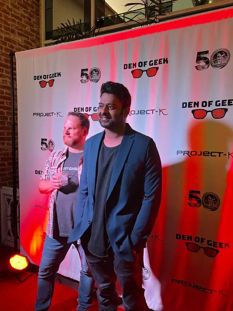 Prabhas Grand Entry in San Diego Comic Con Event for Project K Movie Promotions