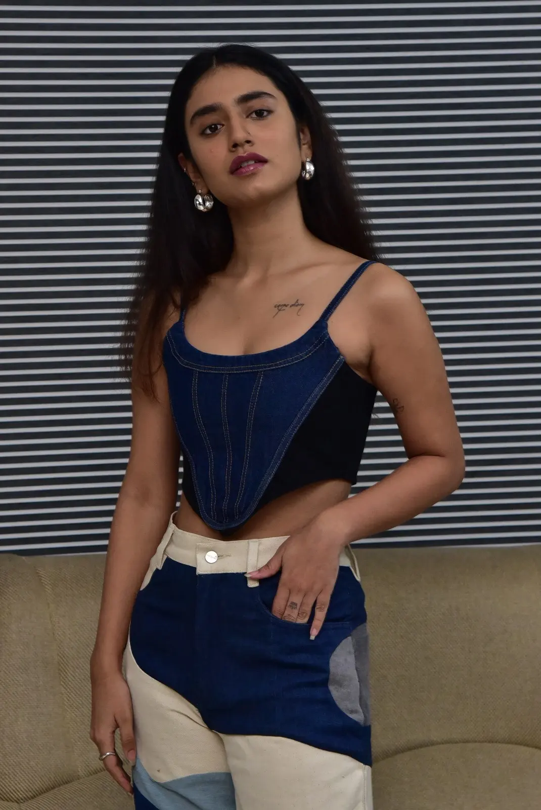 Priya Prakash Varrier Photos in Bro Movie Promotions