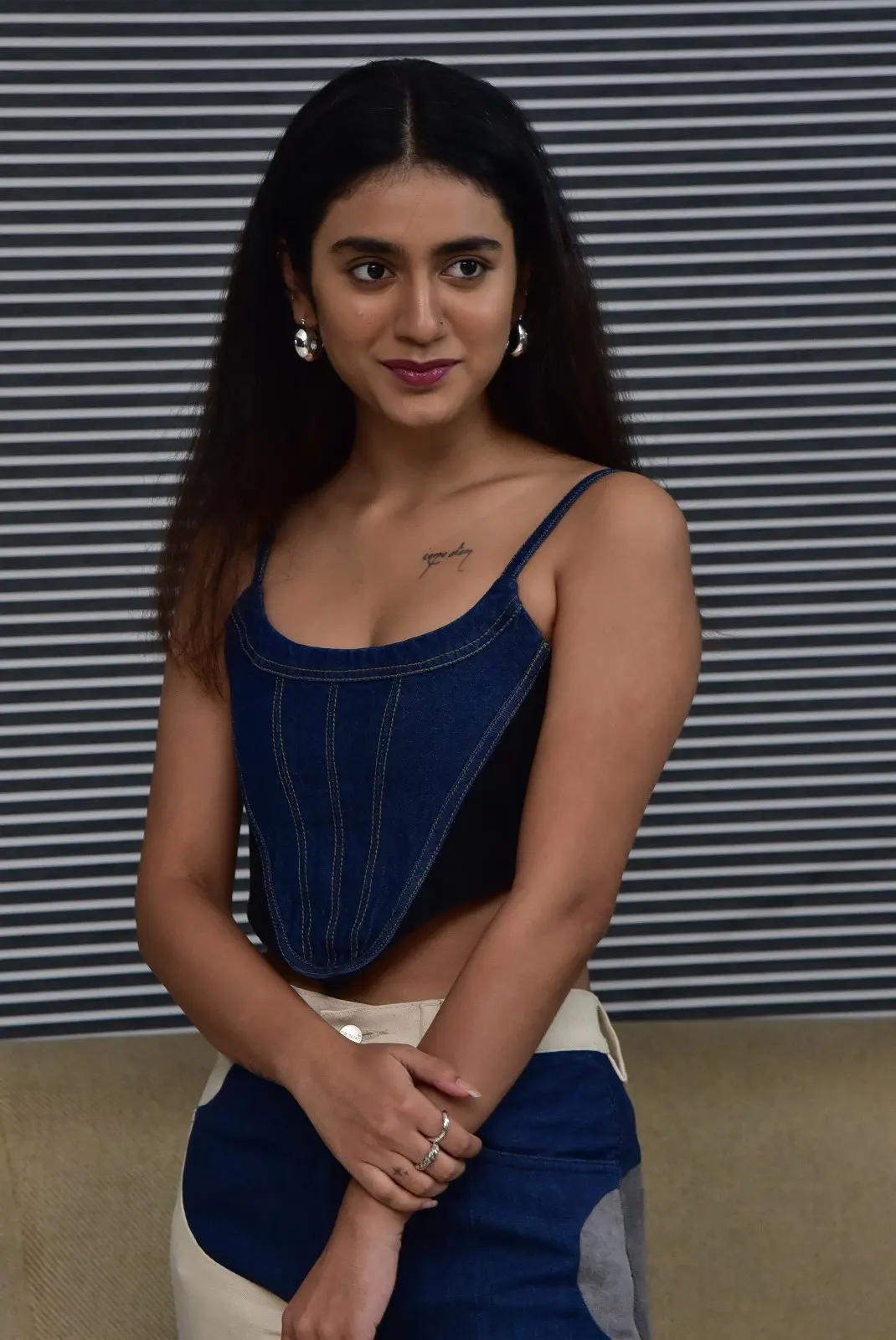Priya Prakash Varrier Photos in Bro Movie Promotions