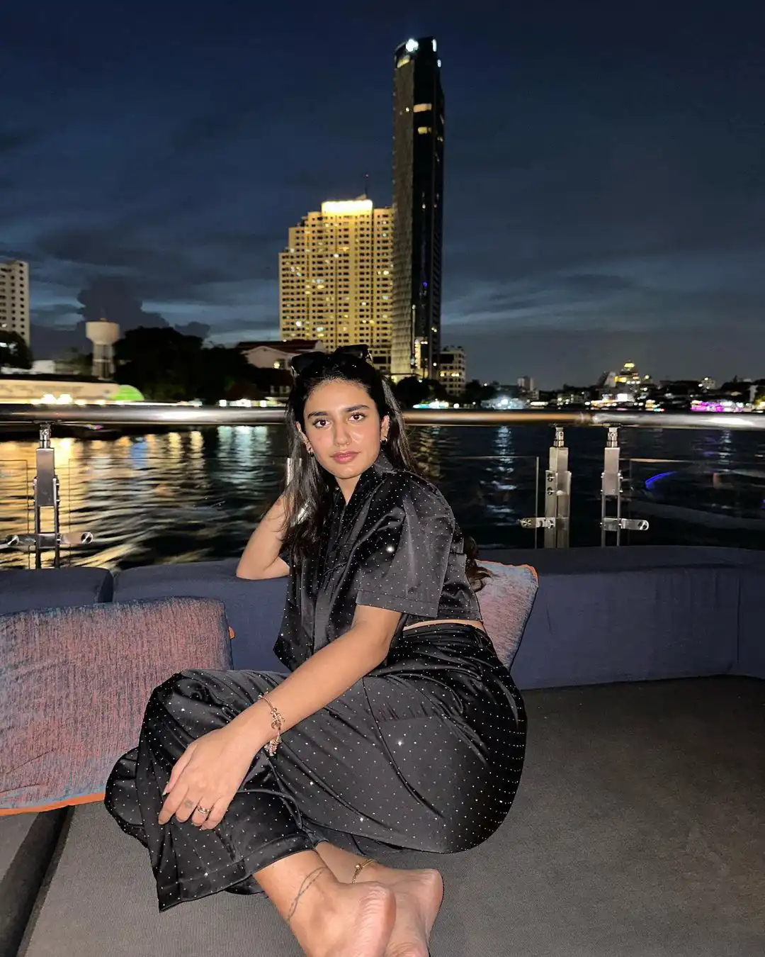Priya Prakash Varrier enjoying in Bangkok