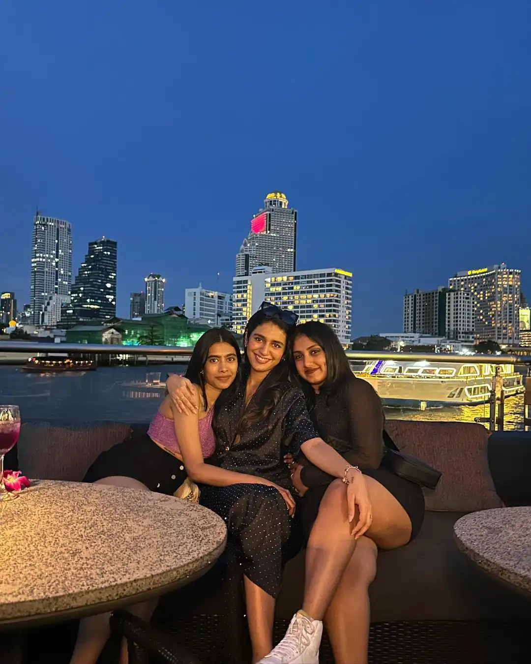 Priya Prakash Varrier enjoying in Bangkok