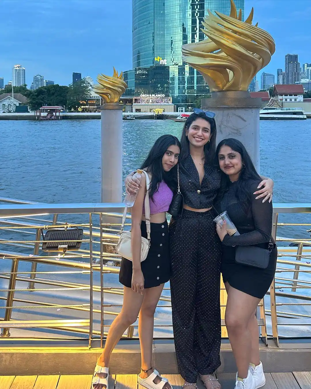 Priya Prakash Varrier enjoying in Bangkok