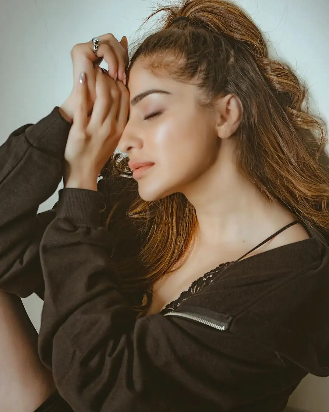 Raai Laxmi Stunning Looks in Black Dress