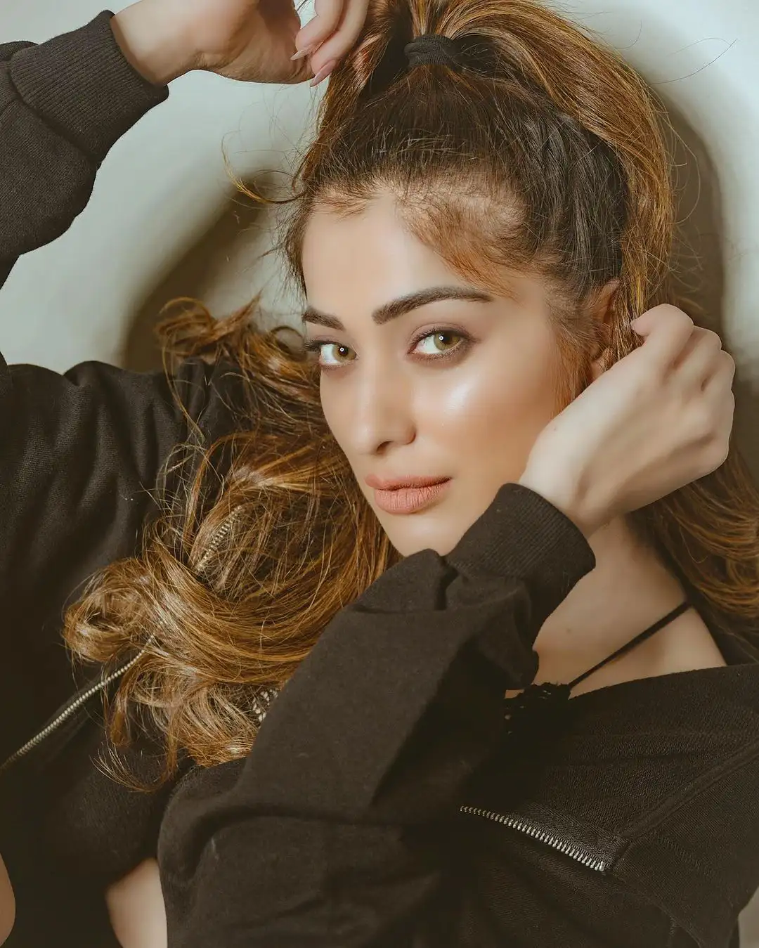 Raai Laxmi Stunning Looks in Black Dress