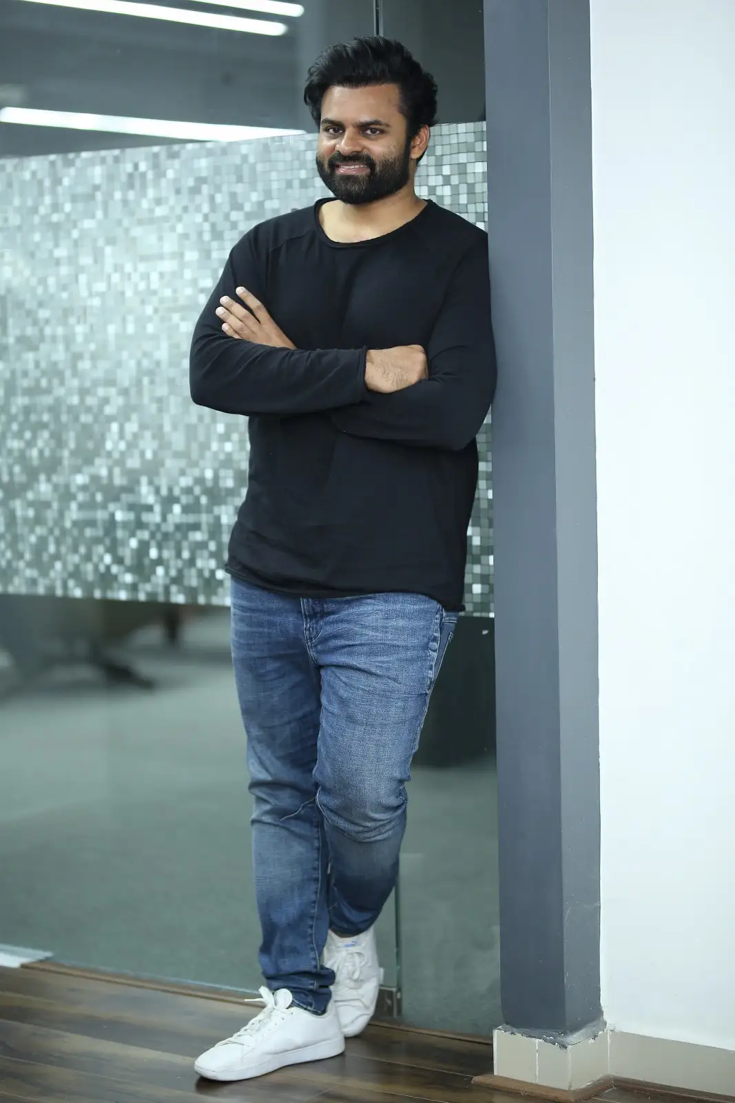 Sai dharam Tej Stylish looks in Bro Movie Promotions