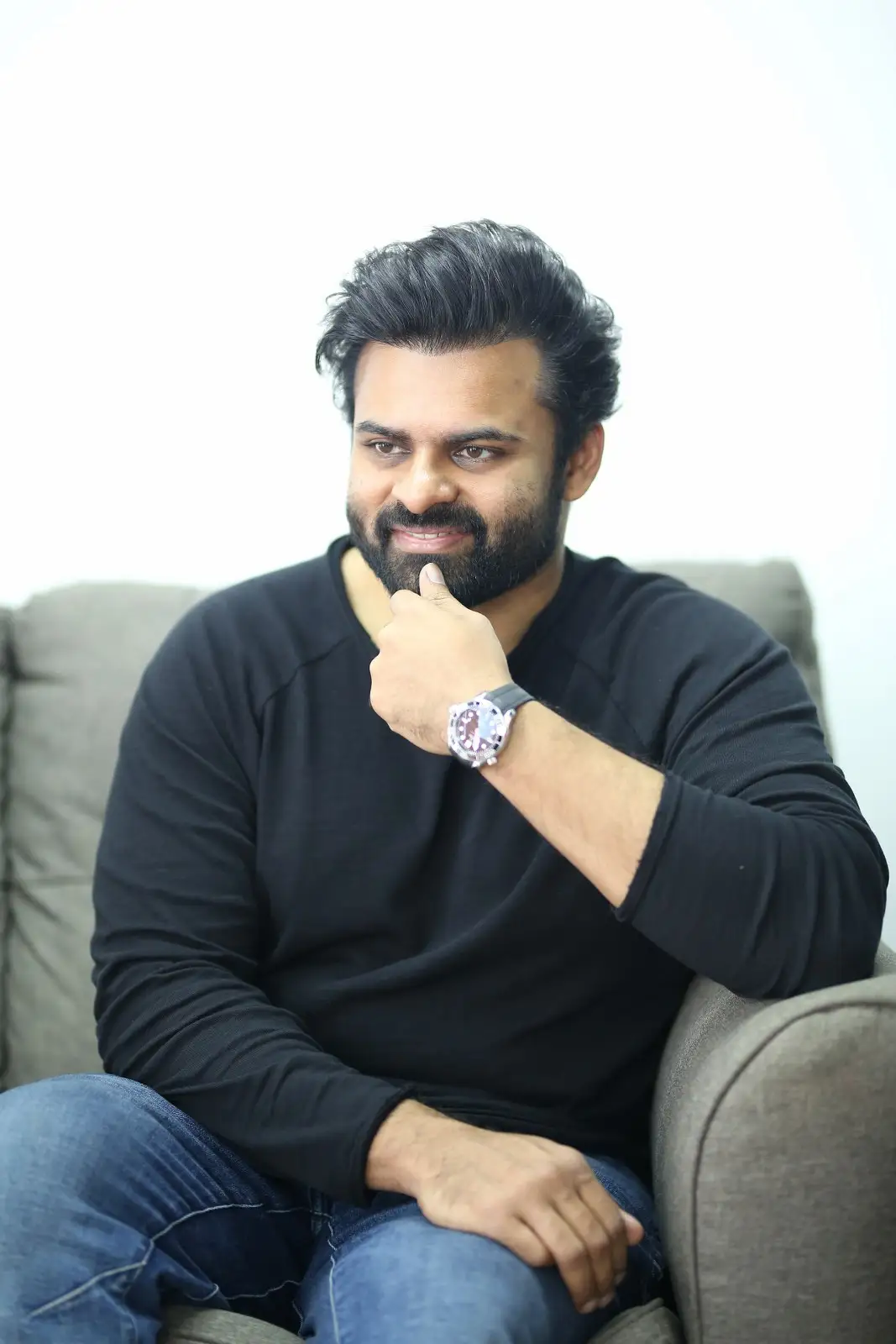 Sai dharam Tej Stylish looks in Bro Movie Promotions