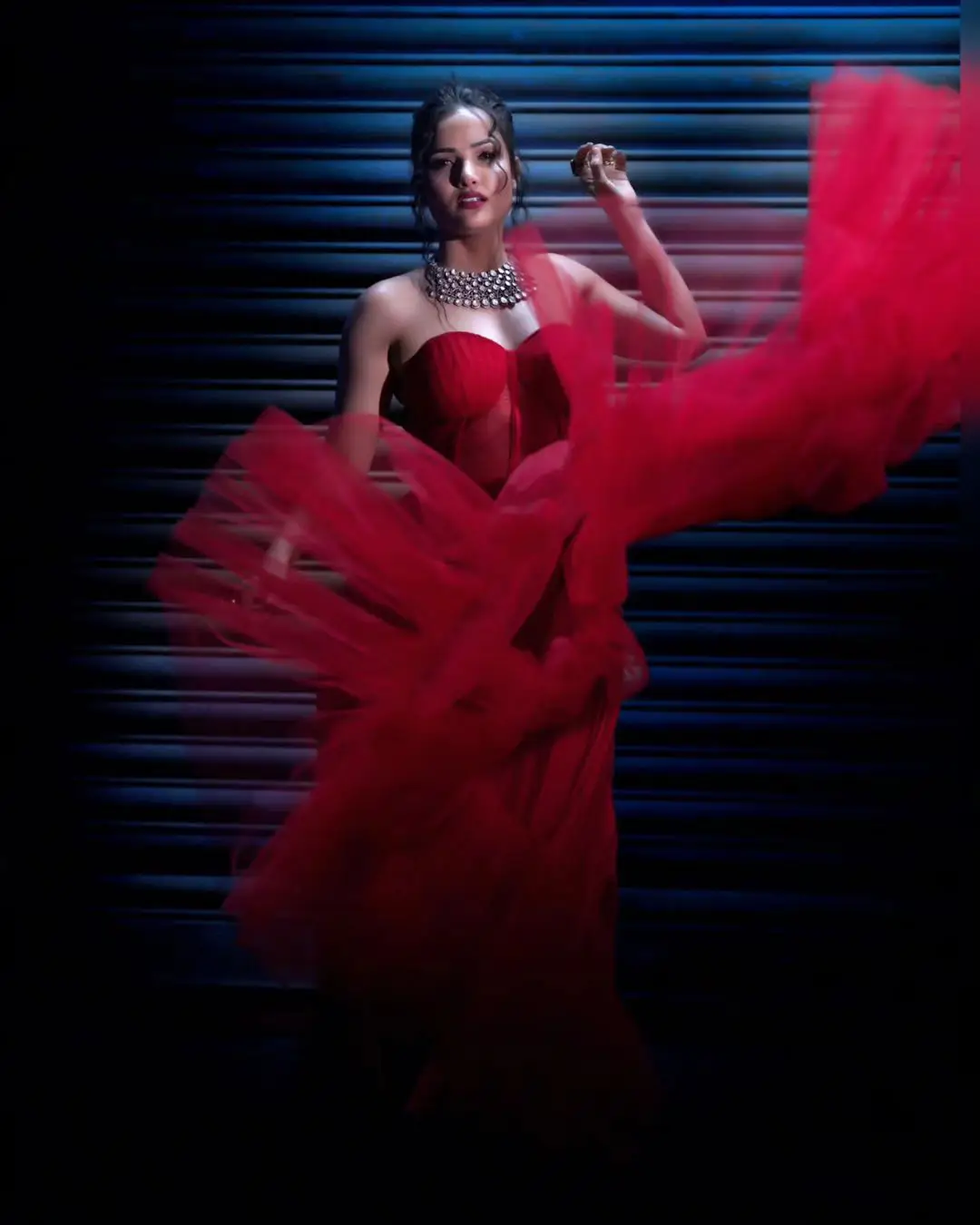 Siri Hanumanthu Dazzling looks in Red Dress