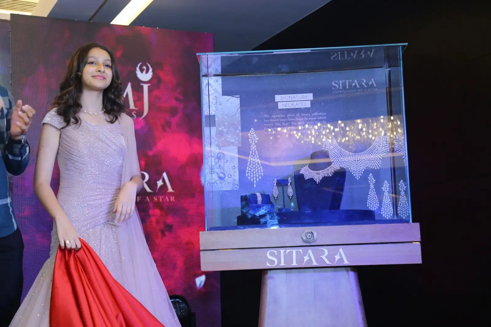 Sitara and Namrata at Sitara Jewellery Collections Launching Event