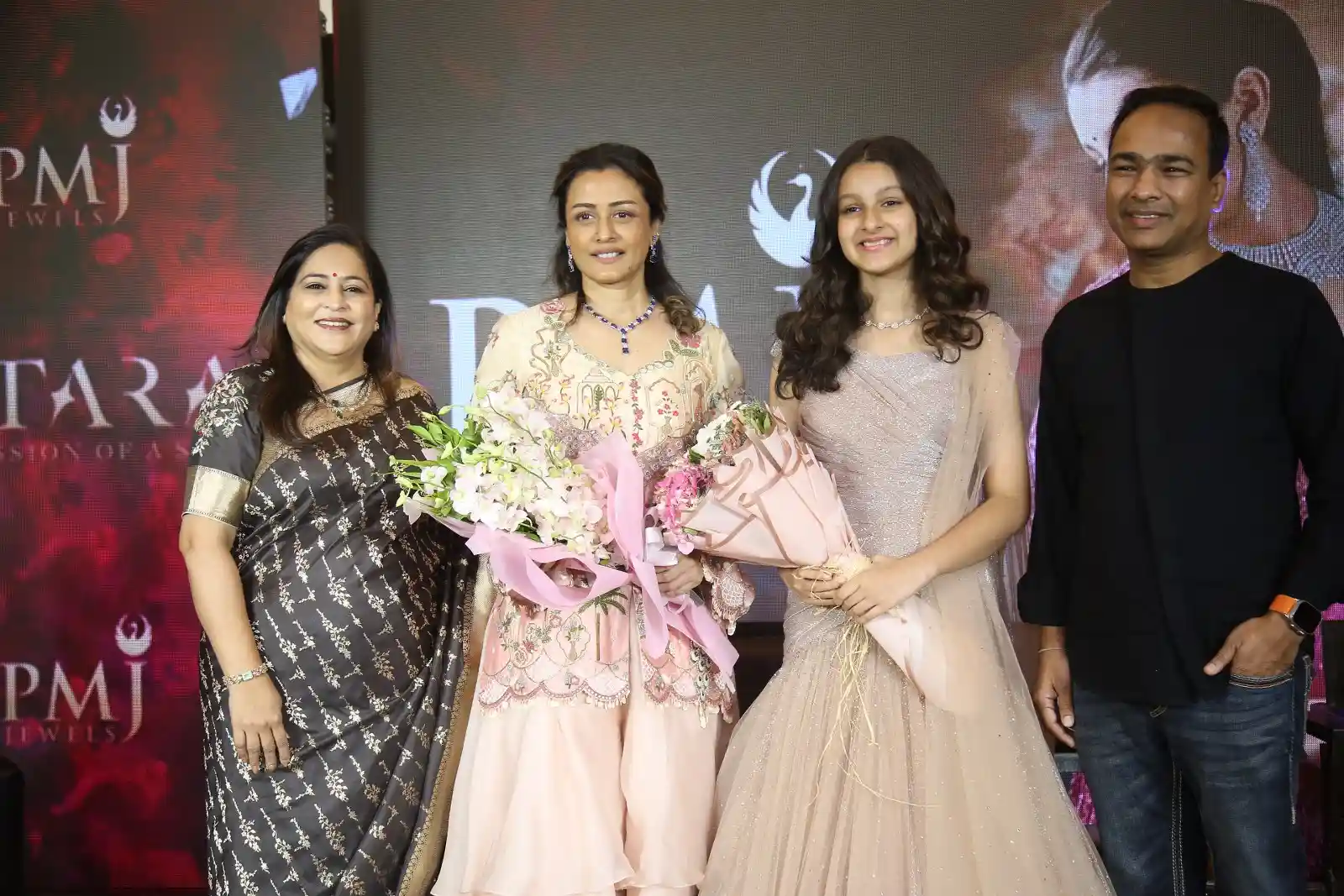 Sitara and Namrata at Sitara Jewellery Collections Launching Event