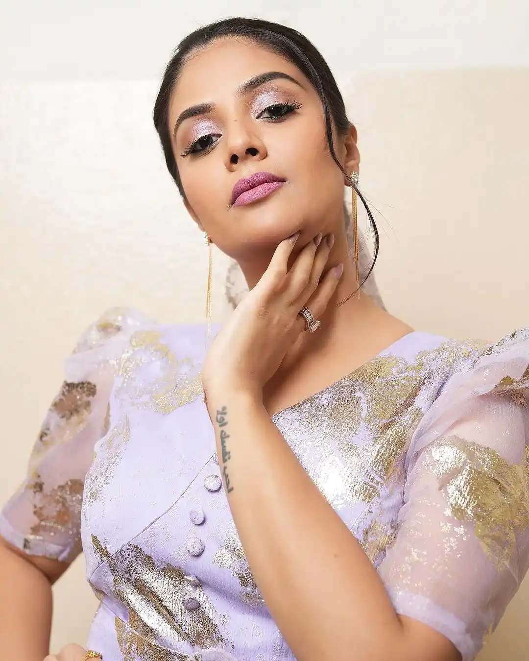 Sreemukhi Photo Shoot in short Frock