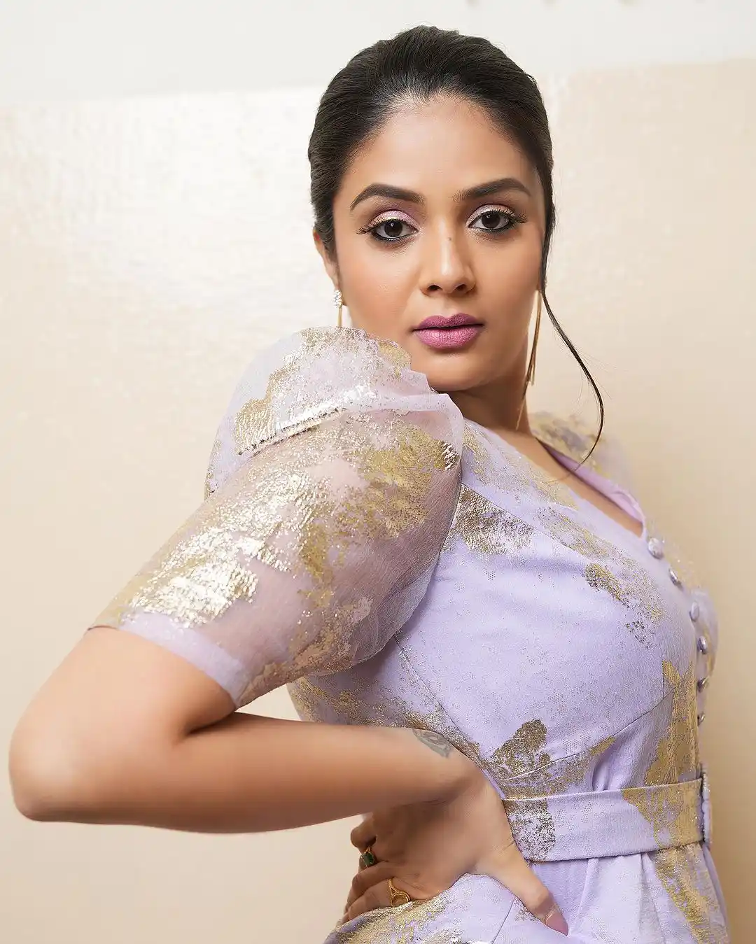 Sreemukhi Photo Shoot in short Frock