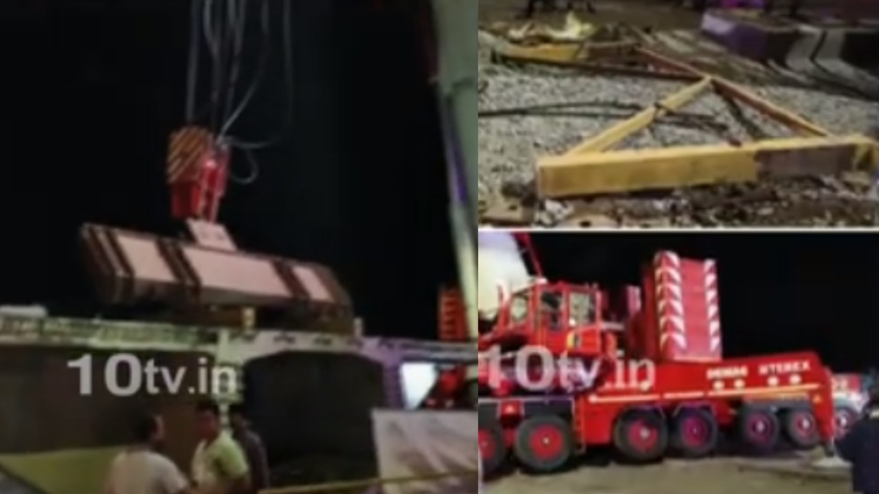 Tirupati Flyover Construction : తిరుపతిలో ఫ్లైవోవర్ నిర్మాణం పనుల్లో ప్రమాదం.. క్రేన్ వైర్లు తెగి సిమెంట్ దిమ్మె కిందపడి ఇద్దరు కూలీలు మృతి