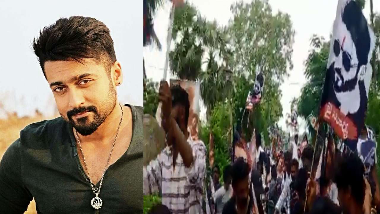 Suriya : తెలుగు స్టార్ హీరో రేంజ్‌లో సూర్య బర్త్ డే సెలబ్రేషన్స్.. ఆంధ్రాలో 1500 పైగా బైక్స్‌తో ర్యాలీ.. వీడియో వైరల్!