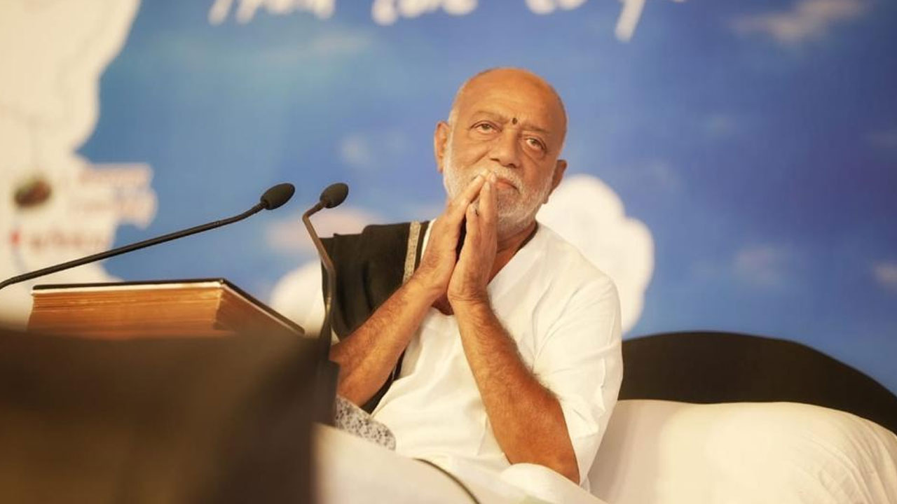 Morari Bapu Dwadasa: ఆంధ్రప్రదేశ్‌కు చేరుకున్న మొరారి బాపు ద్వాదశ జ్యోతిర్లింగ రామ్ కథ